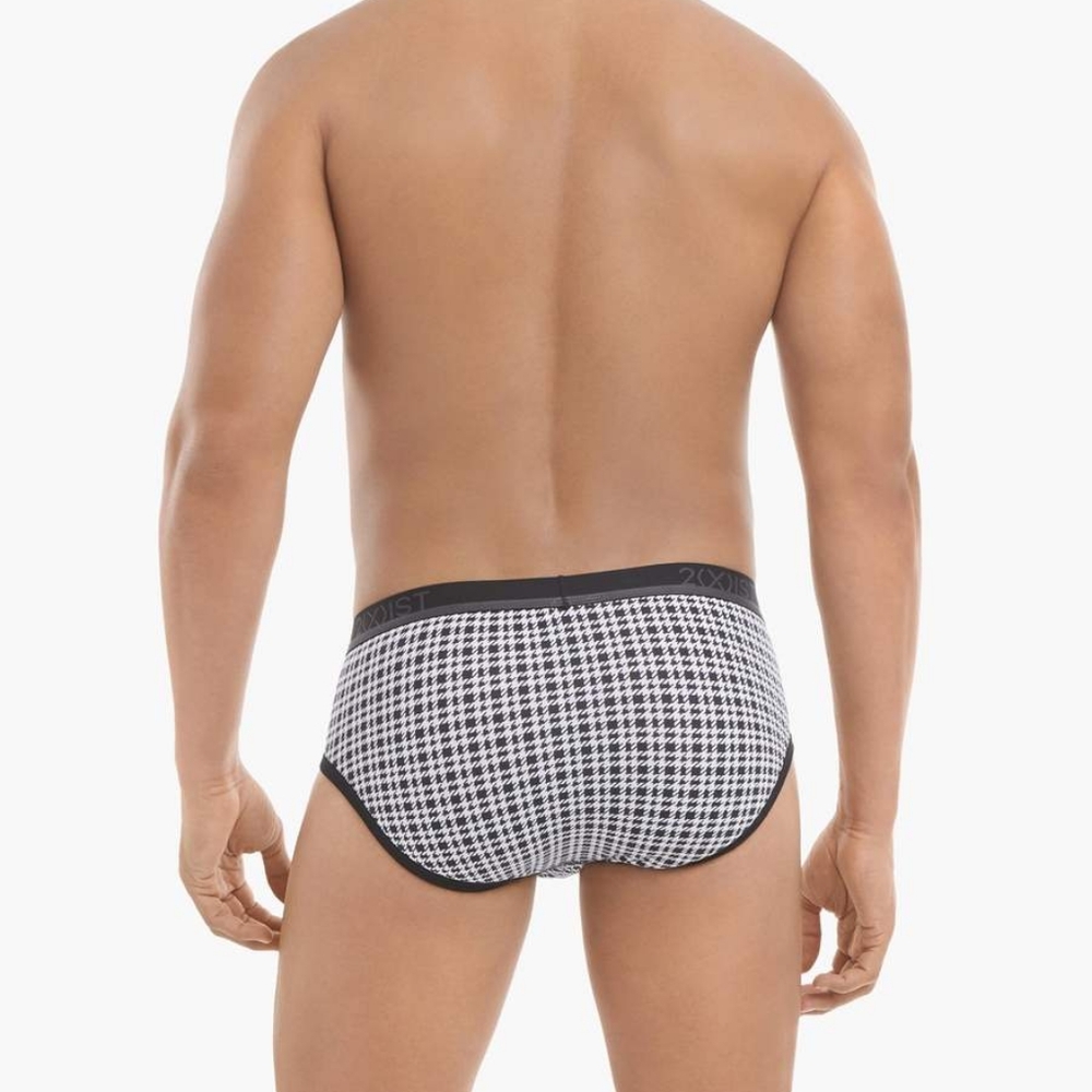 2xist Cotton Stretch No Show Brief 3+1 Bonus Pack Nutcracker Solid Christmas - Picture 3 of 8